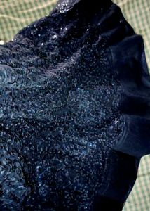 Sparkling Navy Blue Sequined Lehenga Choli