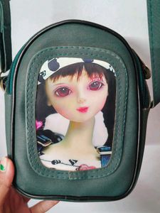 Cute Doll Face Crossbody Bag