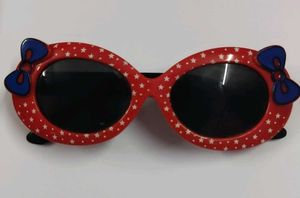 Child Cute Red butterfly Sunglasses with Bows