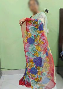 Chiffon Floral Saree