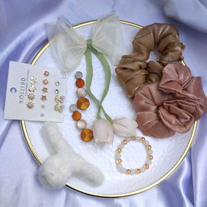 🤍 White Hair Accessories 🤍