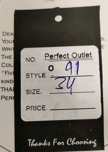 O-91 Size 34 Men Denim Jeans