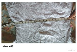 Elegant White Chikankari Kurta