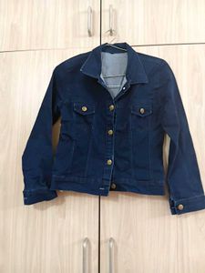 Classic Dark Wash Denim Jacket