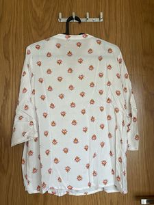 Boho Floral Print V-Neck Tunic Top
