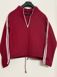 Maroon Half-Zip Pullover
