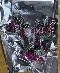 Oxidize Silver Earrings / Jhumkas