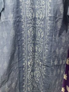 Elegant Blue Embroidered Kurta set
