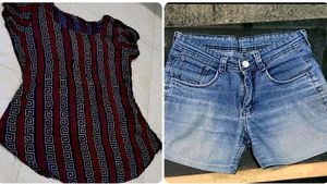 Pack,2 Quality Brown Top &amp; Short