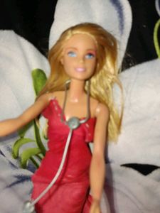 Barbie Doll in Red Dress Beautiful Dol