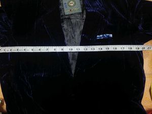 Men's Navy velvet Blazer