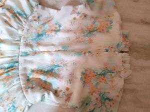 Floral Tiered Bell Sleeve Dress