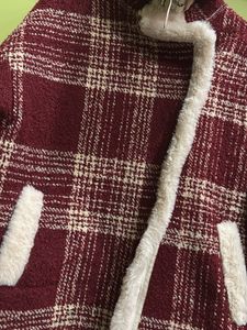 Cozy Plaid Sherpa Lined Jacket