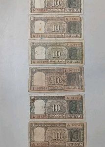 10/- note black boat issue