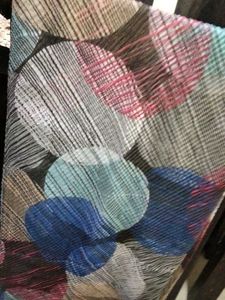 Colorful Circle Patterned Scarf