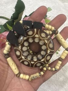 Bohemian Beaded Pendant Necklace