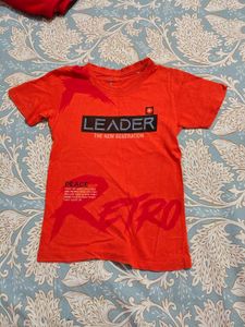 kids Retro Leader T-Shirt pack of 2
