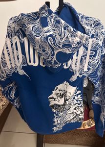 Men's Blue Graphic Hoodie