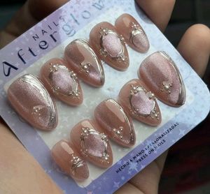 cat eye Press-On Nails