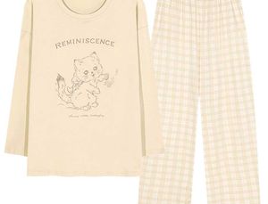 Cute Cat Pajama Set