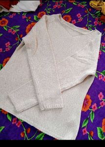 Cozy Beige Long Sleeve Tunic Top