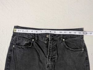 H&amp;M Men's Wide Leg Washed Jeans