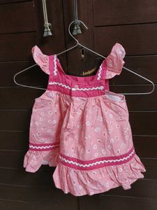 Cute Pink Whale Dress for Baby Girl