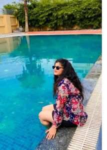 Floral Print Kimono Shirt with tank top and shorts