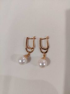 Elegant Pearl Drop Earrings