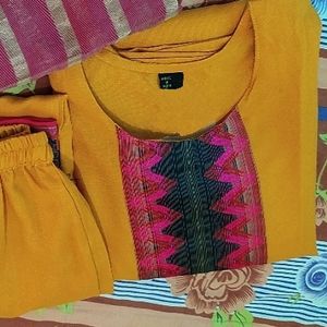 Yellow Kurti Set