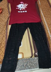 5 Pieces Nightsuit For Woman and Girl's ❤