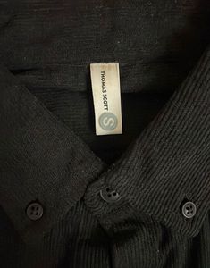 Men’s Classic Black Button-Down Shirt