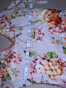 Floral Print Kurta
