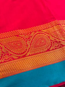 Vibrant Pink Saree with Blouse