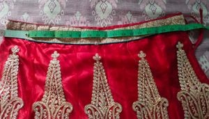 ✨ Red &amp; Green Heavy Embroidered Lehenga ✨