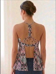 Floral Print Bikini Top