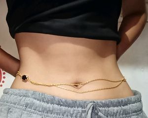 Gold Greek Goddess  Simple Waist Chain