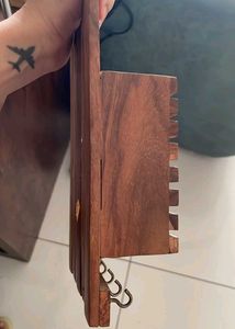 Rustic Wooden Key Holder Wall Organizer