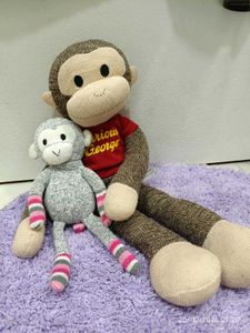 Curious George Plush with Grey Monkey Toy