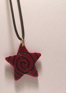 Gothic Jewellery Spiral Star Pendant