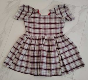 Charming Plaid Fit &amp; Flare Dress