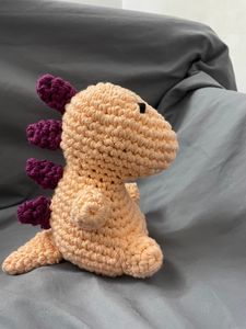 Fluffy Amigurumi Dinosaur