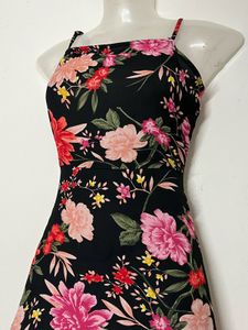 Pintresty Floral Print Mini Dress