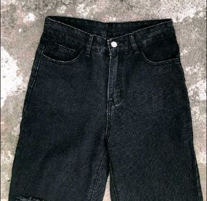 urbanic Black Wide leg Jeans