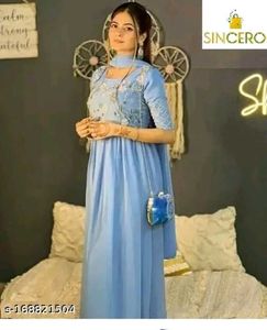 Elegant Blue Kurta Set with Dupatta