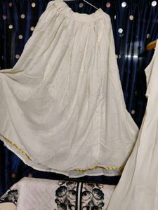 Indo western ghagra long top