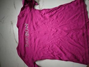 Women's Pink Long Sleeve Top