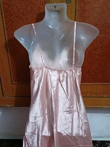Pink Lace Babydoll Nightwear