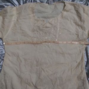 Thread Work Cotton Top(Women's)