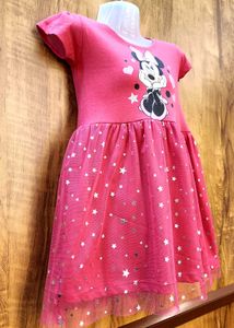 Minnie Mouse Pink Tulle Star Dress